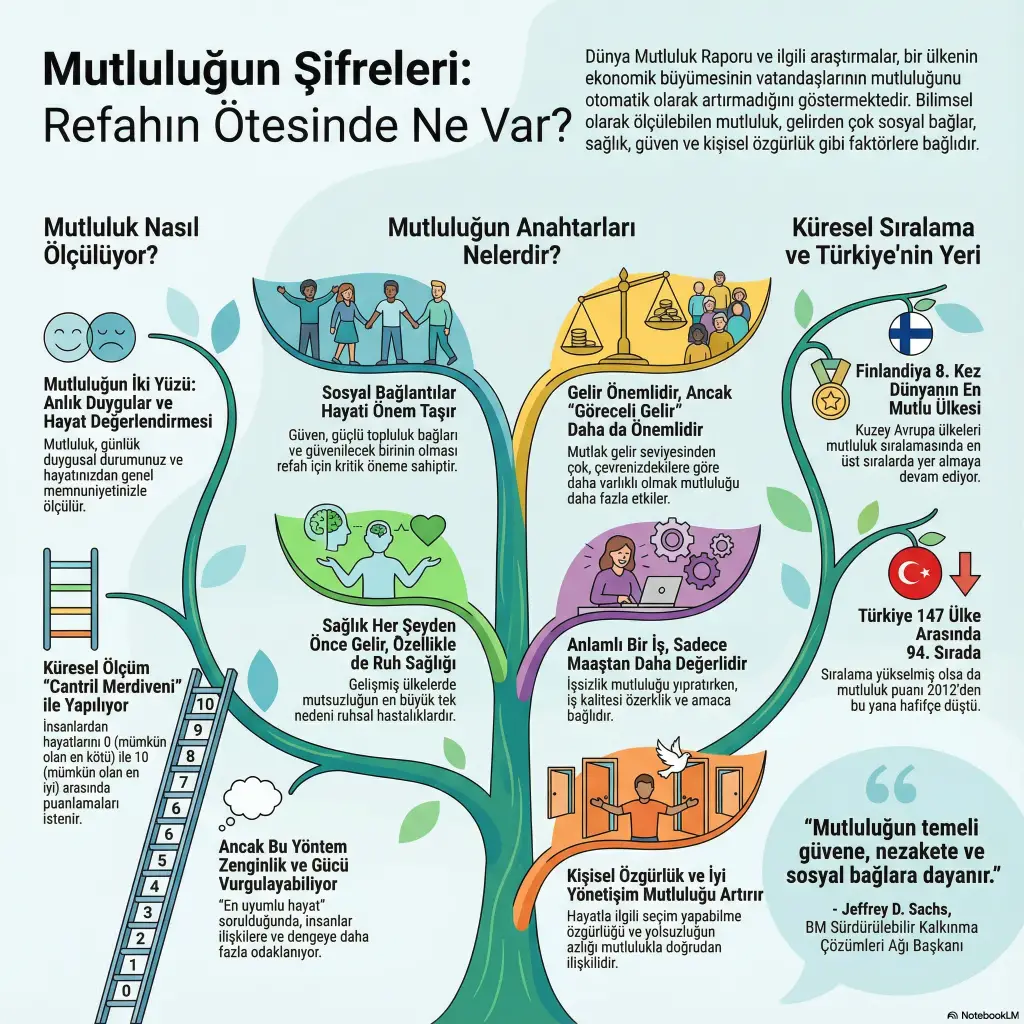 Dünya Mutluluk Raporu 2025'te Türkiye 94. sırada - Güven, sosyal destek ve “iyilik” göstergeleri ne söylüyor? 2 Mutlulugun Refah Otesi Sifreleri